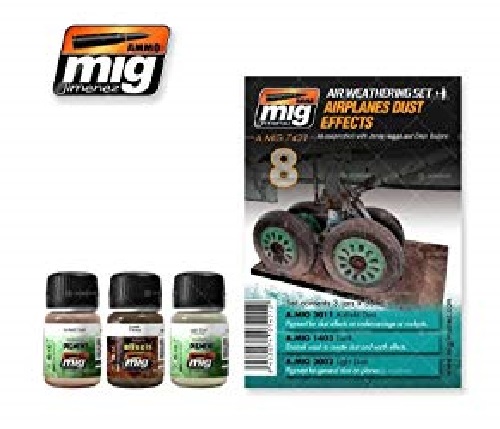 Ammo Mig A.MIG7421 Airplanes Dust Effects Weathering Set